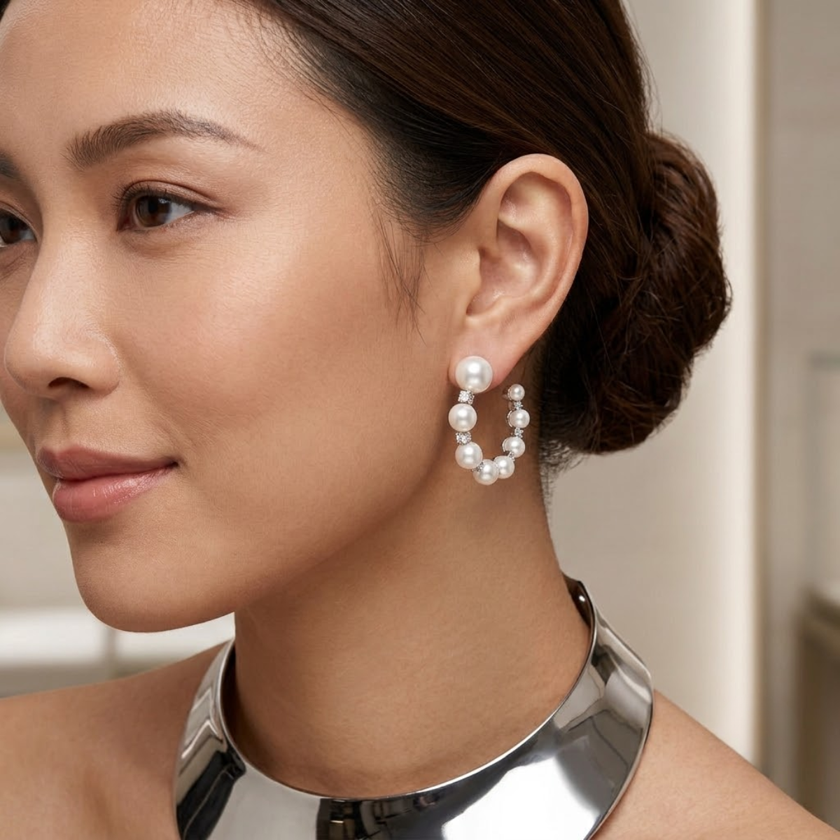 Bông Tai Ngọc Trai KCTN